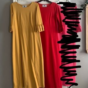 Dainty jewells maxi layering dresses. Medium